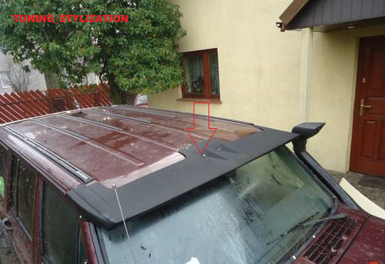 Eleron spoiler tuning sport parasolar parbriz Jeep Cherokee XJ 1984-2000 ver1