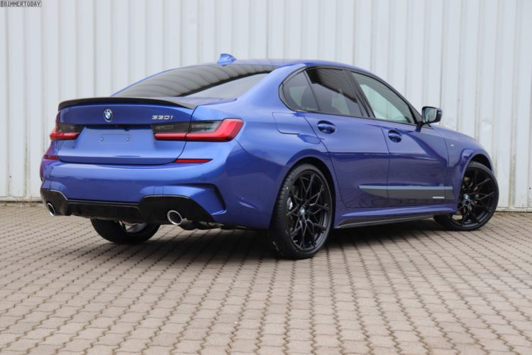 Difuzor tuning sport bara spate BMW Seria 3 G20 G21 Performance 2019- v1
