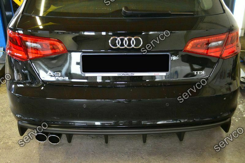 Prelungire difuzor bara spate Audi A3 8V Coupe Sportback 2012-2015 doar pt bara normala DTM S3 RS3 v5
