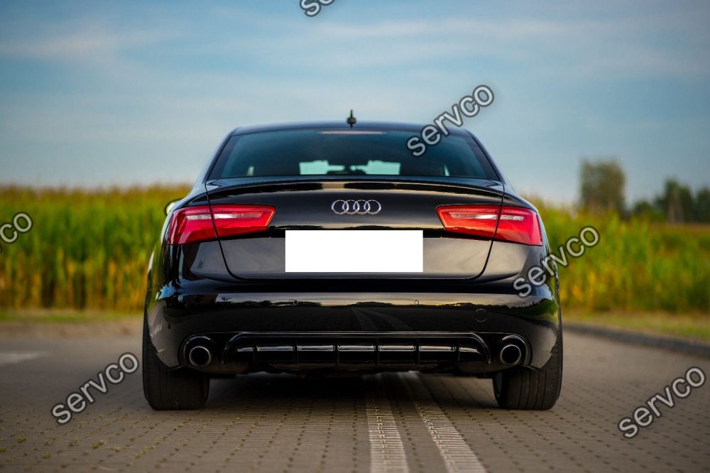 Difuzor tuning sport bara spate Audi A6 C7 2012-2015 v7