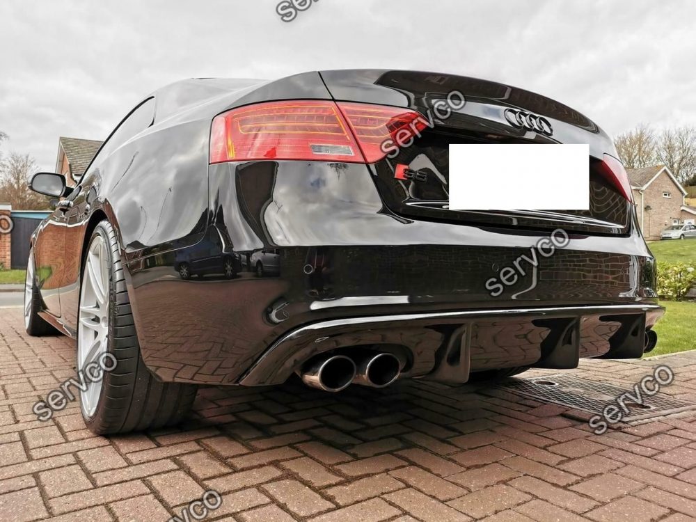 Difuzor bara spate Audi A5 Sportback Sline S5 ABT DTM 2012-2015 Facelift doar pt bara Sline S5 v13